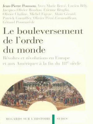 cover image of Le bouleversement de l'ordre du monde